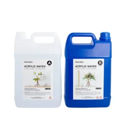 Acrylic Water 2 Part Clear Floral Setting Resin Kit Bulk 9L