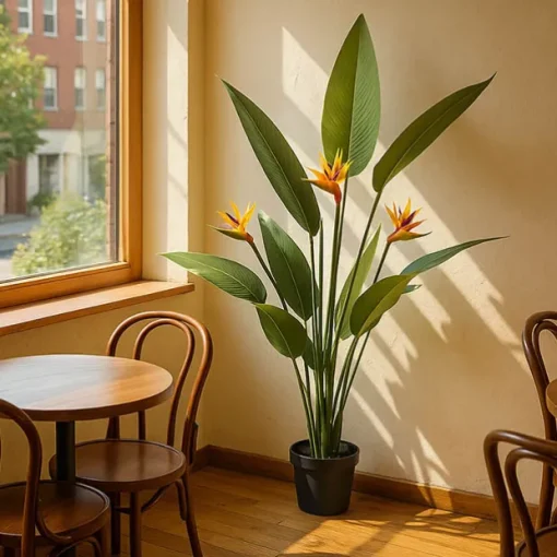 Artificial Bird of Paradise Plant Green (150cmH)