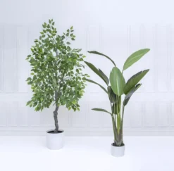 Artificial Bird Of Paradise Plant Potted Green (150cmH)