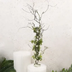 Artificial Fern Twig Branch Brown (120cmH)