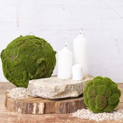 Artificial Moss Ball Green (25cmD)