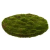 Artificial Moss Mat Rocky Round Green (30-36cm)