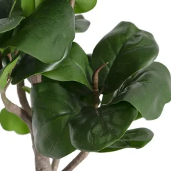 Artificial Potted Real Touch Fiddle Tree Green (50cmH)