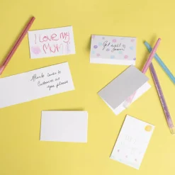 Artisan Folded Card & Envelope Blank White Pack 25(6.5x10cm)