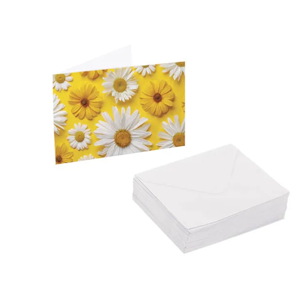 Artisan Gift Card & Envelope Daisy Daze Pk25 (10x6.5cmH)
