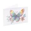Artisan Gift Card & Envelope Butterfly Pk25 (10x6.5cmH)