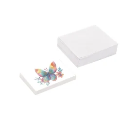Artisan Gift Card & Envelope Butterfly Pk25 (10x6.5cmH)