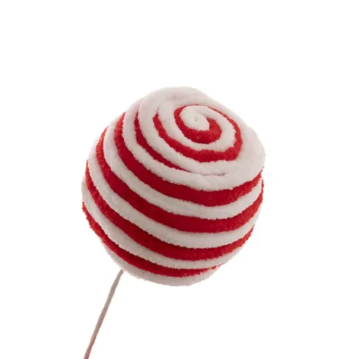Assorted Candy w Striped Bow Pick Red (28cmH)