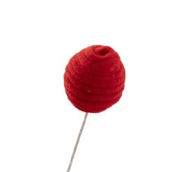 Assorted Candy w Striped Bow Pick Red (28cmH)