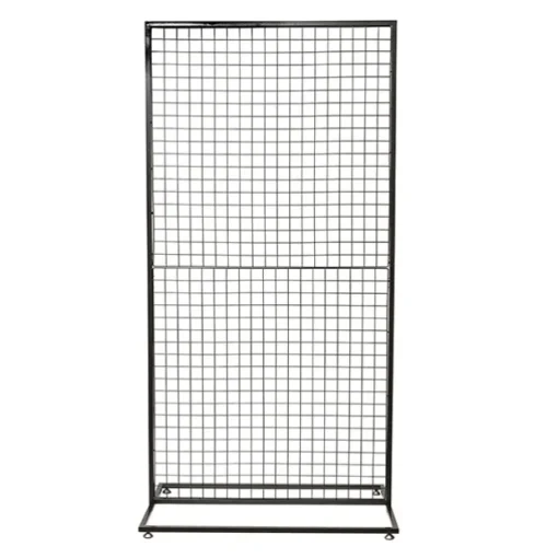 Backdrop Standing Frame with Mesh Black (1mx2mH)