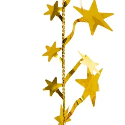 Balloon Weight Bursting Star Happy Bday Gold (35cmH)