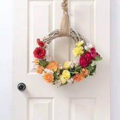 Barla Zinnia Spray Red (67cmH)
