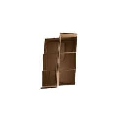 Beer Caddy Holder 6 Bottles Kraft Brown (18x12x22cmH)