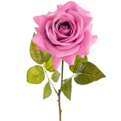 Bella Real Touch Rose Full Bloom Lge Dusty Pink (12cmx65cmH)
