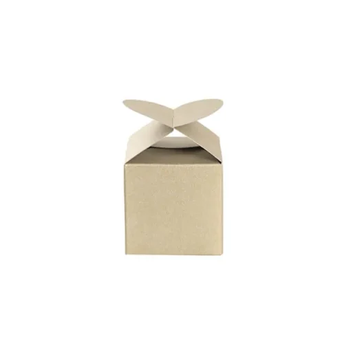Bomboniere Chocolate Modern Box Gold Pack 20 (45x45x55mmH)