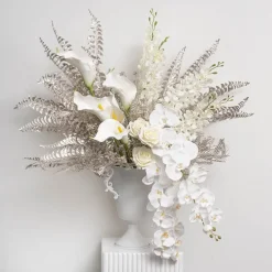Bracken Fern Spray Metallic Champagne (86cmH)