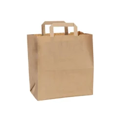 Brown Kraft Take Away Paper Bag Pk10 (280Wx170Gx290mmH)
