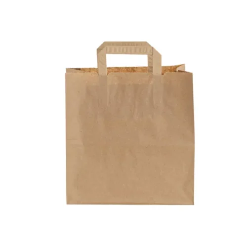 Brown Kraft Take Away Paper Bag Pk10 (280Wx170Gx290mmH)