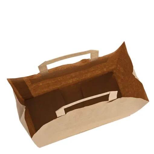 Brown Kraft Take Away Paper Bag Pk10 (280Wx170Gx290mmH)