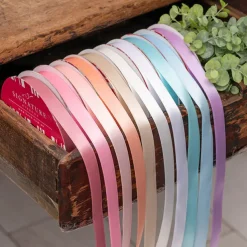 Bulk Ribbon Single Face Satin White (15mmx50m)