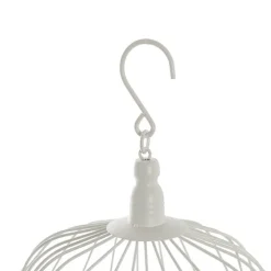 Butterfly Pattern Birdcage Set 2 White (23x23x52cmH)