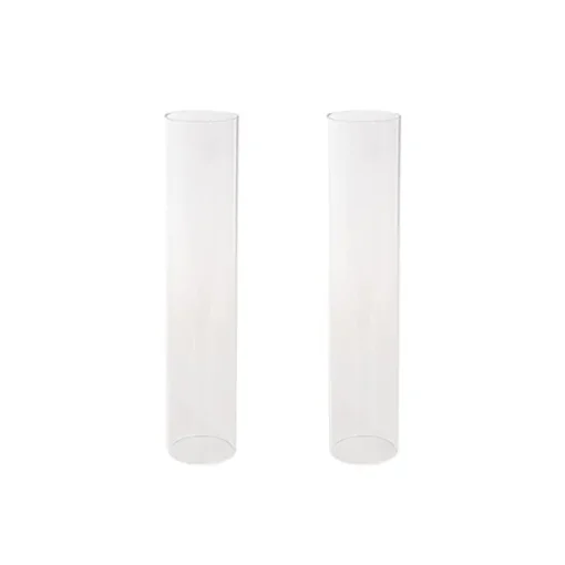 Candelabra Glass Hurricane Sleeve Pack 2 (6cmDx30cmH)