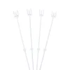 Card Forks 30cm (12") Cardette Clear Pack 100