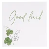 Cards White Good Luck Clover Bunch (10x10cmH) Pk 50