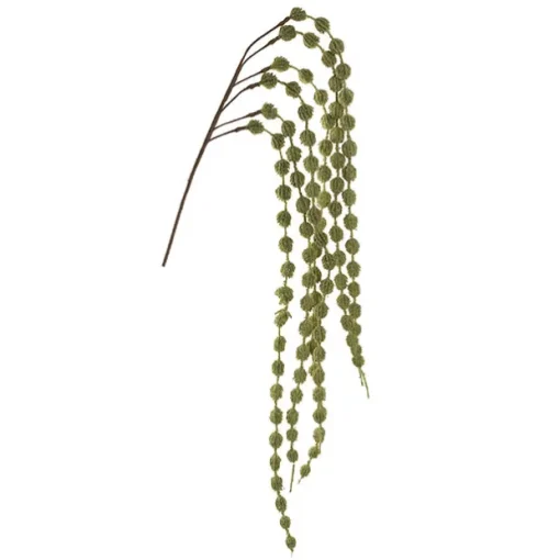 Cascading Thistle Spray Olive Green (105cmH)