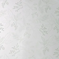 Cello Frosted Hand Drawn Leaves 40mic Green Pk100 (50x70cm)