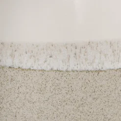 Ceramic Belly Two Tone Round Pot Sandstone (15x14cmH)