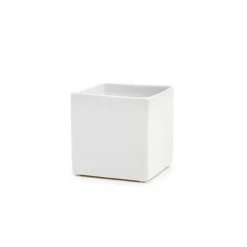 Ceramic Bondi Cube Mini (10x10x10cmH) Single White