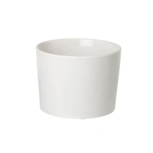 Ceramic Bondi Cylinder (19Dx14cmH) White