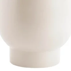 Ceramic Buffalo Pot Planter Matte White (15.5cmx14cmH)