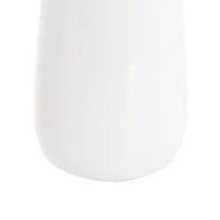 Ceramic Cone Vases Glossy White (11Dx18cmH)