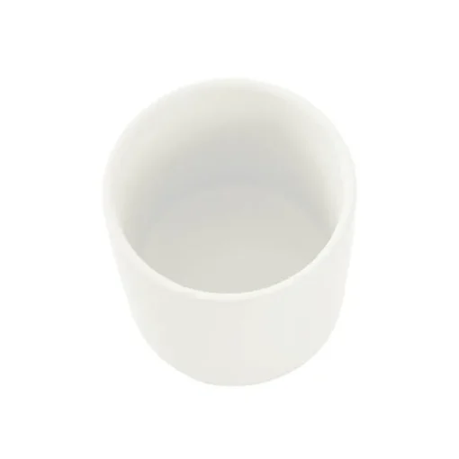 Ceramic Cylinder Pot Satin Matte White (15.5x15cmH)