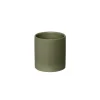 Ceramic Cylinder Pot Satin Matte Moss (10.5x10.5cmH)