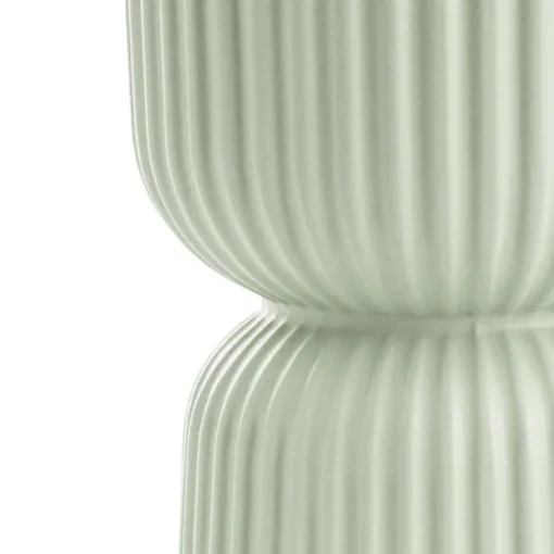 Ceramic Cyprus Egg Cup Vase Matte Sage (15Dx20cmH)