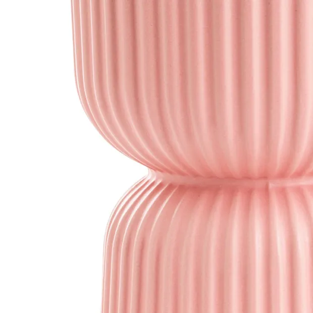Ceramic Cyprus Egg Cup Vase Matte Light Pink (15Dx20cmH)