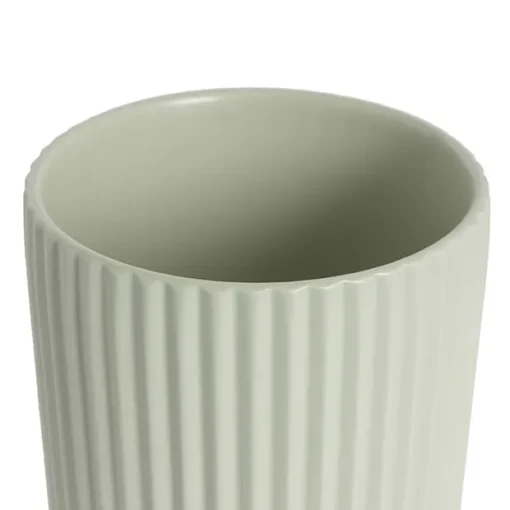 Ceramic Cyprus Vase Matte Sage (14DX15cmH)
