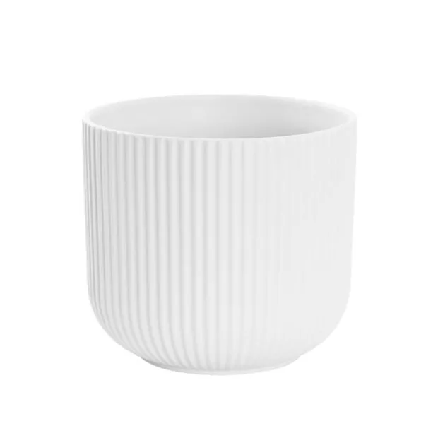Ceramic Cyprus Vase Matte White (22.5DX20cmH)