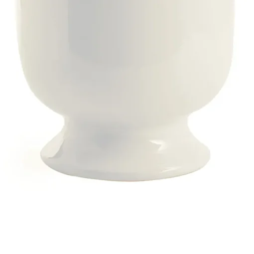 Ceramic Kyoto Pot Planter Glossy Off White (15.5cmx17.5cmH)