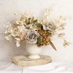 Ceramic Kyoto Pot Planter Glossy Off White (15.5cmx17.5cmH)
