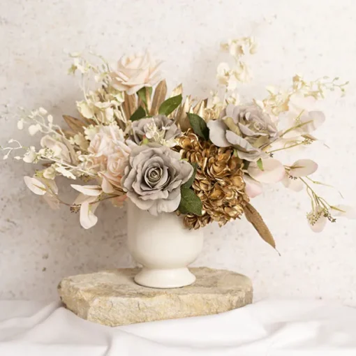 Ceramic Kyoto Pot Planter Glossy Off White (15.5cmx17.5cmH)