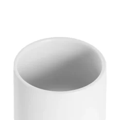 Ceramic Loreto Belly Pot & Plate Matte White (15x14cmH)