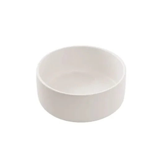 Ceramic Modern Bowl Matte White (20x8.3cmH)