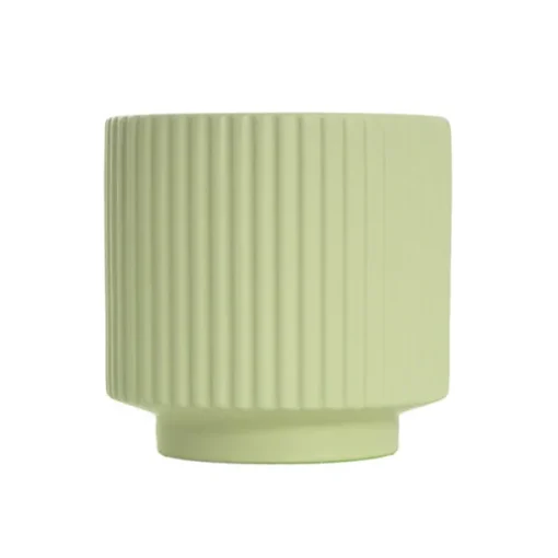 Ceramic Mykonos Muse Vase Matte Sage (11.5x11.5cmH)