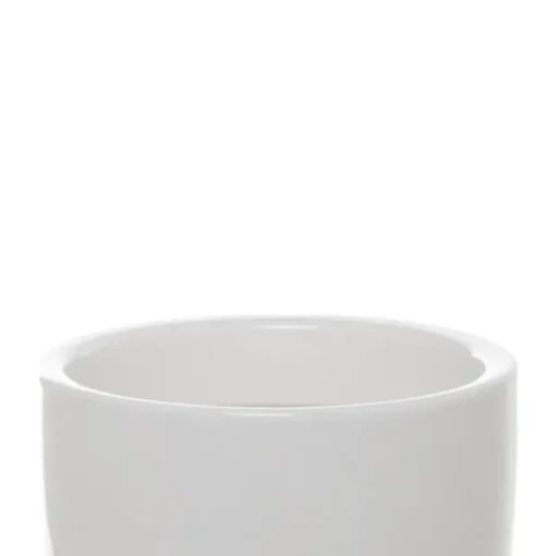 Ceramic Orchid Pot Medium White (14cmDx13.5cmH)