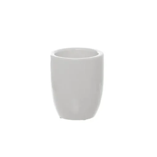 Ceramic Orchid Pot Small White (9.5cmDx11cmH)