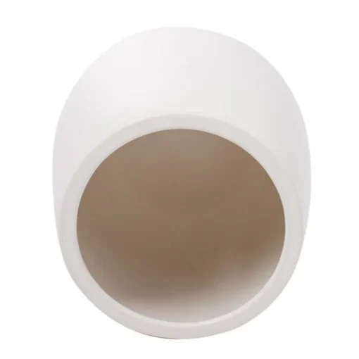 Ceramic Taron Belly Large Pot Matte White (24X25cmH)